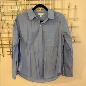 Evereve Women's Sky Blue Casual Shirt